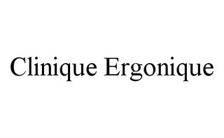 CLINIQUE ERGONIQUE