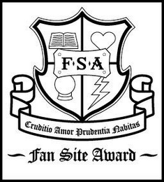 FSA CRUDITIO AMOR PRUDENTIA NABITAS FAN SITE AWARD