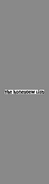 THE HONEYDEW LIST