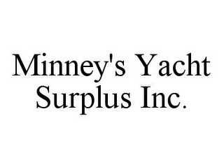 MINNEY'S YACHT SURPLUS INC.