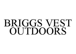 BRIGGS VEST OUTDOORS