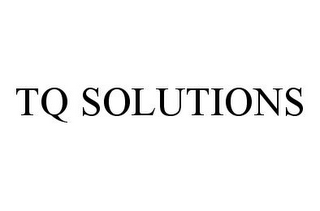 TQ SOLUTIONS