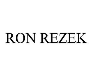 RON REZEK