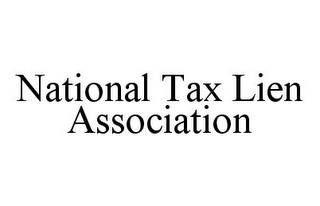 NATIONAL TAX LIEN ASSOCIATION