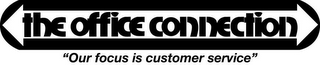 THE OFFICE CONNECTION "OUR FOCUS IS CUSTOMER SERVICE"