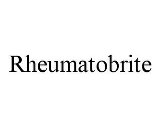 RHEUMATOBRITE