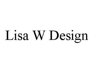 LISA W DESIGN