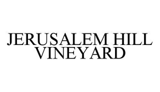 JERUSALEM HILL VINEYARD