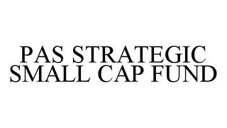 PAS STRATEGIC SMALL CAP FUND