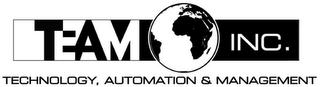 TEAM INC. TECHNOLOGY, AUTOMATION & MANAGEMENT