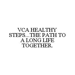 VCA HEALTHY STEPS...THE PATH TO A LONG LIFE TOGETHER.