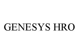 GENESYS HRO