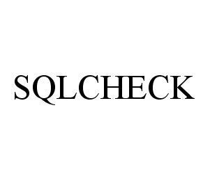 SQLCHECK