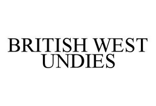 BRITISH WEST UNDIES