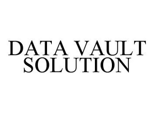 DATA VAULT SOLUTION