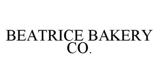 BEATRICE BAKERY CO.