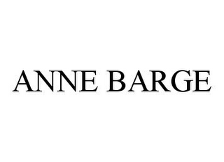ANNE BARGE