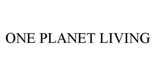 ONE PLANET LIVING