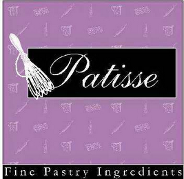 PATISSE FINE PASTRY INGREDIENTS