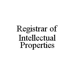 REGISTRAR OF INTELLECTUAL PROPERTIES