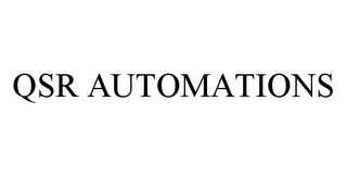 QSR AUTOMATIONS