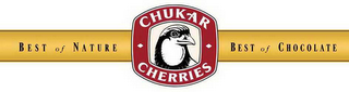 CHUKAR CHERRIES. BEST OF NATURE. BEST OF CHOCOLATE.