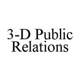 3-D PUBLIC RELATIONS