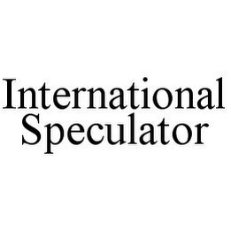 INTERNATIONAL SPECULATOR