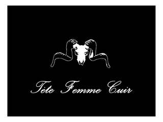 TETE FEMME CUIR