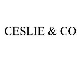 CESLIE & CO