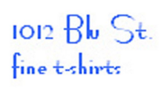 1012 BLU ST. FINE T-SHIRTS