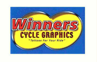 WINNERS CYCLE GRAPHICS, "TATTOOS FOR YOUR RIDE"