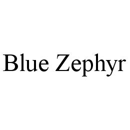 BLUE ZEPHYR