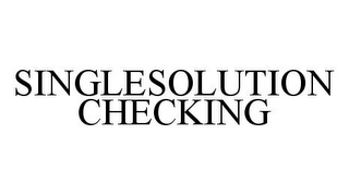 SINGLESOLUTION CHECKING