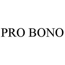 PRO BONO