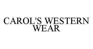 CAROL'S WESTERN WEAR