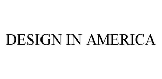 DESIGN IN AMERICA