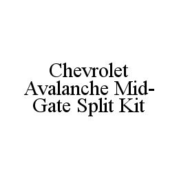 CHEVROLET AVALANCHE MID-GATE SPLIT KIT