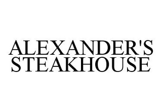 ALEXANDER'S STEAKHOUSE