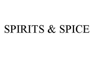 SPIRITS & SPICE