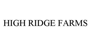 HIGH RIDGE FARMS