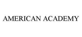 AMERICAN ACADEMY