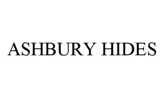 ASHBURY HIDES