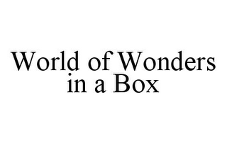 WORLD OF WONDERS IN A BOX