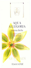 AQUA ALLEGORIA ANISIA BELLA GUERLAIN PARIS EAU DE TOILETTE VAPORISATEUR 125 ML E 4.2 FL OZ