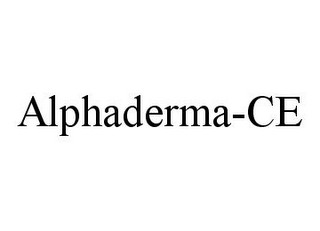 ALPHADERMA-CE