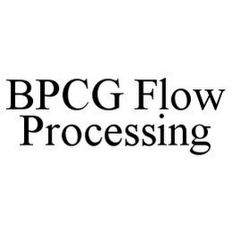 BPCG FLOW PROCESSING