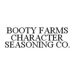 BOOTY FARMS CHARACTER SEASONING CO.