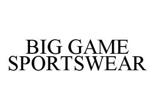 BIG GAME SPORTSWEAR