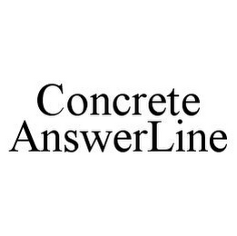 CONCRETE ANSWERLINE